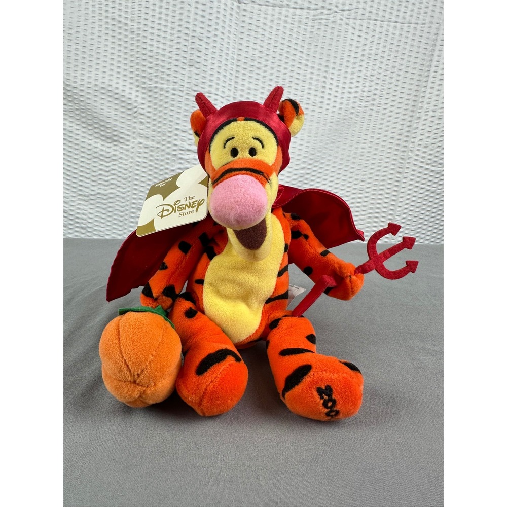 Disney Little Devil Tigger Bean Bag Winnie the Pooh Plush toy trick or treat VTG